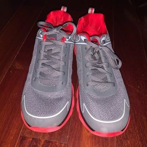 BRAND NEW Athletic Works Red & Gray Sneakers